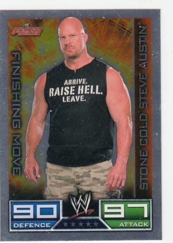 Image of Slam Attax Finishing Move Trading Card(s) You Select (Stone Cold Steve Austin)