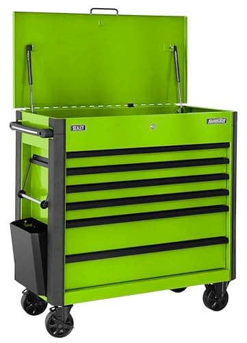 Image of Sealey Superline Pro 6 Drawer Tool Cabinet with Ball Bearing Slides - Green - AP366HV