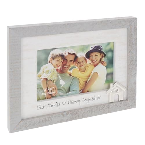 Image of Shudehill Giftware Rustic Sentiment Frame - Friends, Family, Dog & More Designs (Family)