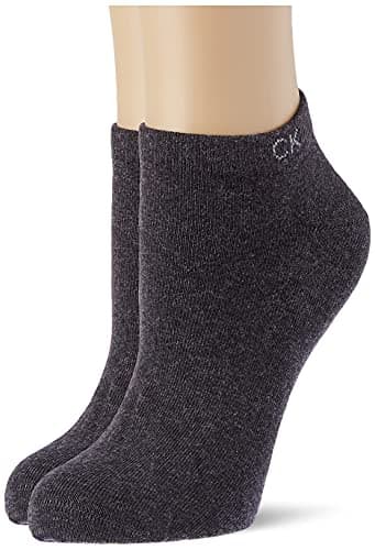 Image of Calvin Klein Women's Socks (Pack of 2), Dark grey blend, One Size