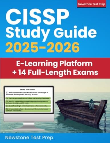 Image of CISSP Study Guide 2025-2026: Complete Review + 2100 Questions and Detailed Answer Explanations for the ICS2 Certified Information Systems Security Professional Certification (14 Full-Length Exams)