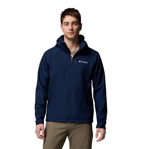 Image of Columbia Men's Cascade Ridge 3 Softshell, Softshell Jacket, Collegiate Navy, Large
