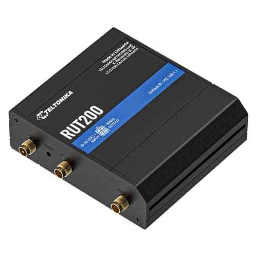 Image of Teltonika RUT200 4G LTE Cat 4, 3G, 2G Router, WiFi, Ethernet, Compact and Reliable, Secure and Easy to Configure, Perfect for IoT, M2M
