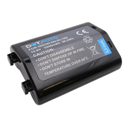 Image of Dot.Foto EN-EL18d Premium 10.8v / 3350mAh Rechargeable Battery for Nikon D4, D4s, D5, D6 / MB-D17, MB-D18 / Z9