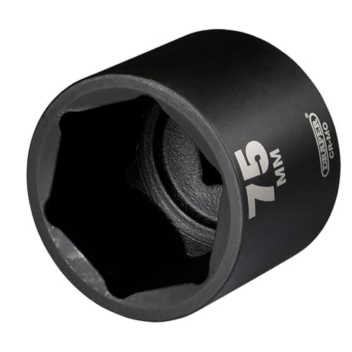 Image of Draper HI-TORQ Deep Impact Socket, 1" Square Drive, 75mm - 08516-6-Point CR-MO Steel