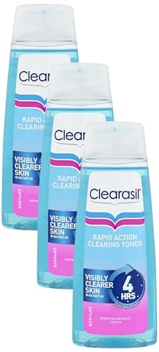 Image of Clearasil Ultra Rapid Action Deep Pore Treatment Toner, 200ml (Pack of 3)