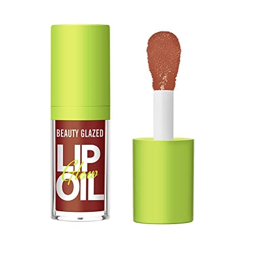 Image of HQDA Big Brush Head Pink Lip Gloss Moisturizing Jelly Lip Gloss Oil Long Lasting Liquid Lipsticks Non-stick Cup Lip Tint Lip Glaze Fresh Texture Lip Gloss (#108), 1