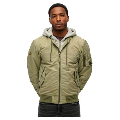 Image of Superdry Military MA1 Bomber Jacket M Green