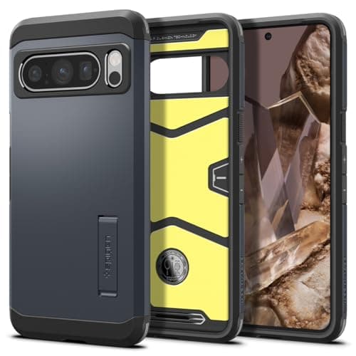 Image of Spigen Tough Armor Case Compatible with Google Pixel 8 Pro - Metal Slate
