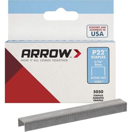 Image of Arrow ARRP22516 P22 Staples 8mm ( 5/16in) Box 5050