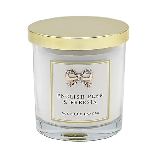 Image of Lesser & Pavey Scented Candles for Gifts | Candles Gifts for All Occasions| Lovely Fragrance English Pear & Freesia Candles - Madelaine by Hearts Design