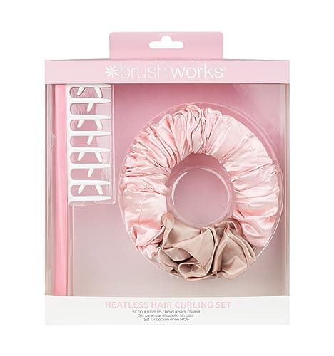 Image of Brushworks Heatless Hair Curling Set