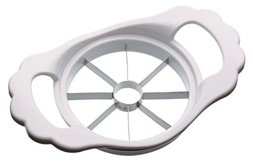 Image of KitchenCraft Stainless Steel Apple Corer and Slicer, 11 cm (4.5”), White