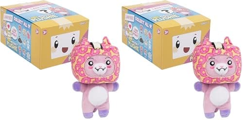 Image of LankyBox Mini Mystery Plush, Series 2, Collectible Blind Box Mini Plush, Officially Licensed Merch, Styles May Vary (Pack of 2)