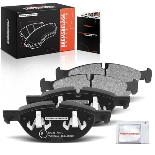 Image of Frankberg Brake Pad Set incl. 4x Pads Front Compatible with X6 E71 E72 X6 F16 F86 X5 E70 Replace# 34116791514,34116778048