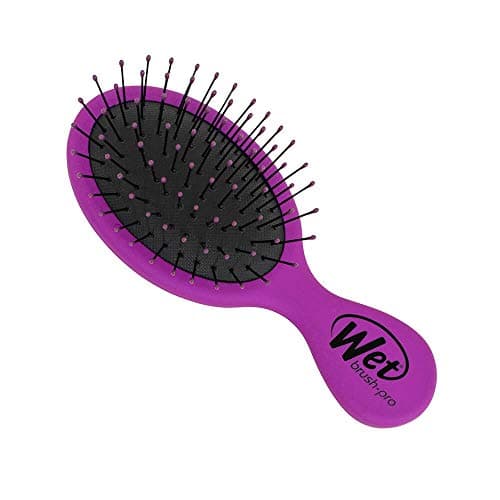 Image of Wet Brush Squirt Detangler Hair Brush with Soft IntelliFlex Bristles, Mini Travel Detangler - (Voilet)