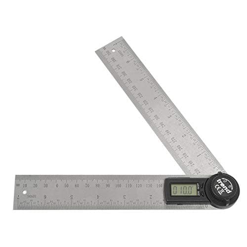Image of Trend 7 inch Stainless Steel Digital Angle Finder Ruler, Precise Internal & External Measurements, DAR/200, Silver
