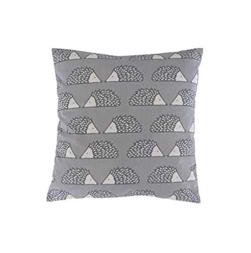 Image of Cushion Cover in Scion Medium Spike The Hedgehog Silver Grey 16"