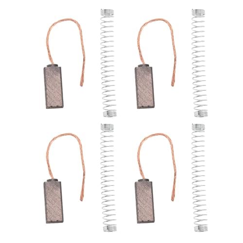 Image of Be In Your Mind 2 Pair Carbon Brush Replacement Valeo Alternator PX602 PX60 092950 300722 92950 Vehicle Alternator Regulator Carbon Brushes with Spring 15.4mmx6.4mmx4.6mm