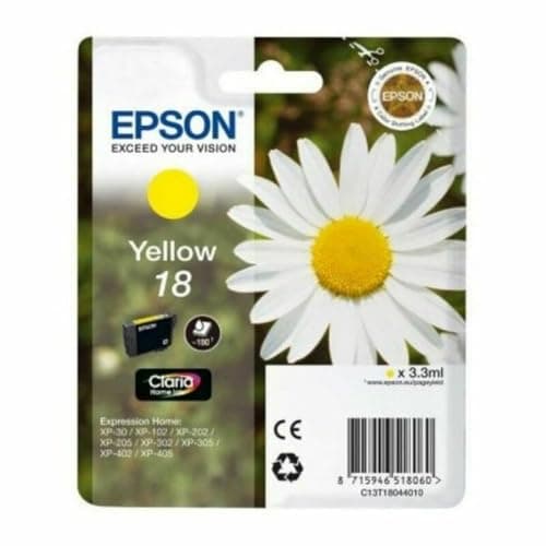 Image of Epson Daisy Cartridge 18 Yellow - C13T18044010