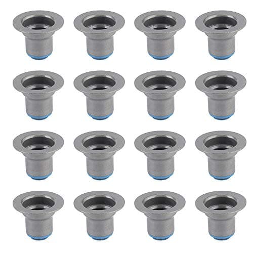 Image of 16pcs Valve Stem Seals Replacement Set, Iron Material, OEM 12482063 - High Compatibility, Durable Construction, Fits LS Engines