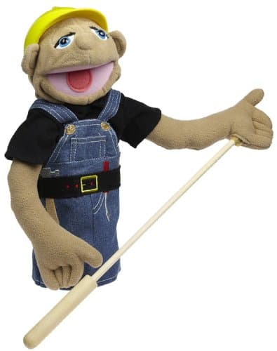 Image of Melissa & Doug - Construction Worker Puppet