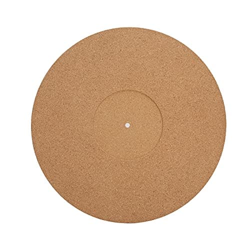 Image of Joyzan Turntable Record Mat, Diameter 295mm Platter Mat Cork Slipmat Pad Soft Anti Static Non Slip Cork Enhance Sound Quality Reduce Vibrations for LP 12 Inch Player Audiophiles Enthusiasts