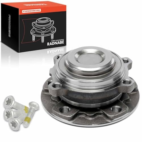 Image of Frankberg 1x Wheel Bearing Hub Front Left or Right Compatible with 5 Series F10 518d-535d 2.0L 3.0L 2009-2016 X3 F25 sDrive18d 2.0L 2012-2017 Replace# 31206872888