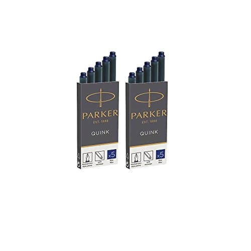 Image of PARKER QUINK 3501179503844 Large Capacity Ink Cartridges Blue