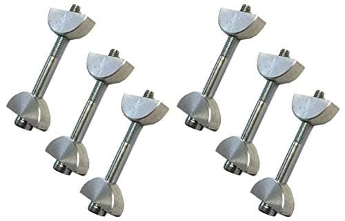 Image of Unika Slimline Toggle Bolt for Compact Laminate Kitchen Worktop Connecting Bolts - 6 Pack