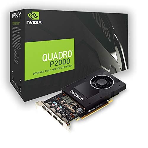 Image of PNY NVIDIA Quadro P2000 4x DP 5 GB GDDR5 PCI Express Professional Graphic Card - Black