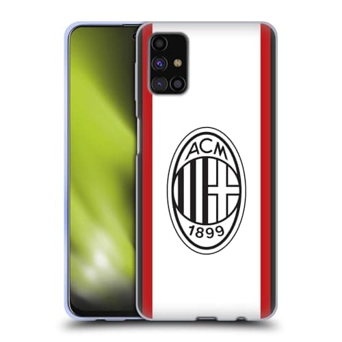 Image of Head Case Designs Officially Licensed AC Milan Away 2024/25 Crest Kit Gel Case [Military Grade Protection] Compatible With Samsung Galaxy M31s (2020)