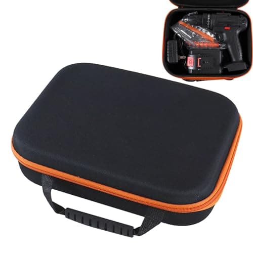Image of Storage Tool Bag Case Empty Storage Drill Organizer,Oxford Cloth Zipper Closure Carrying Work Pouch Wear Resistant Power Tool Storage Case Tool Pouch Bag For Home Indoor Outdoor