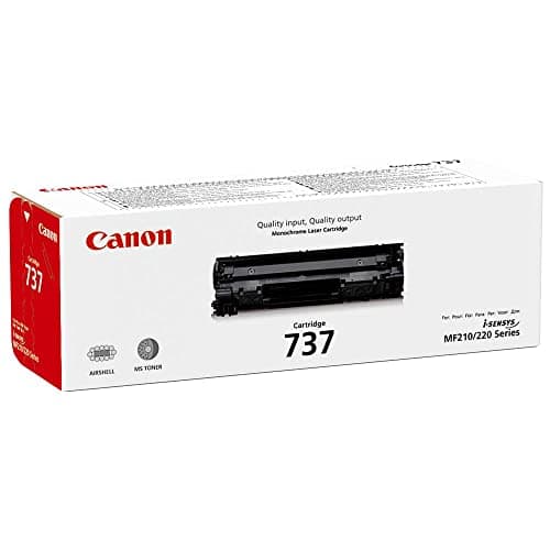 Image of Canon CRG 737 Black Toner Cartridge, 1 Pack