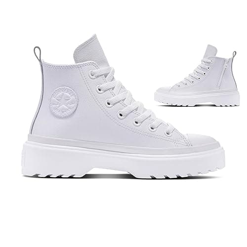 Image of CONVERSE Chuck Taylor All Star Lugged Lift Platform Leather Sneaker, 6 UK