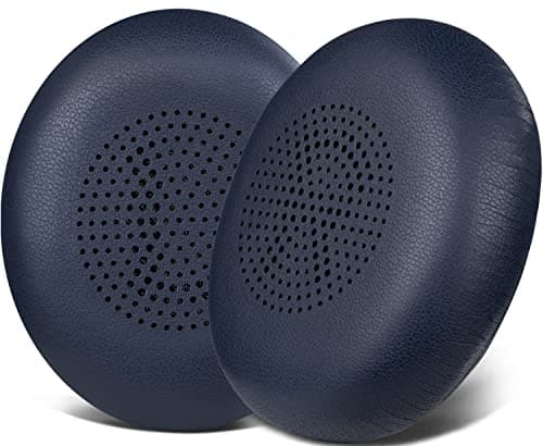 Image of SOULWIT Earpads Replacement for Jabra Evolve2 65 (Evolve 2 65MS 65UC MS UC)/Evolve2 40 (40UC 40MS USB)/Elite 45h On-Ear Wireless Headset, Ear Pads Cushions with Softer Protein Leather