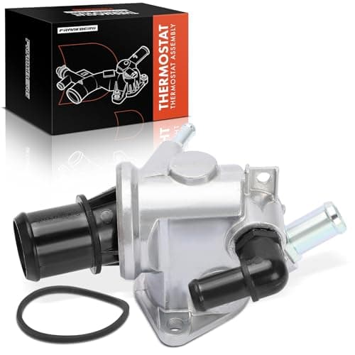 Image of Frankberg Engine Coolant thermostat HousingController Compatible with 145 930 147 937 156 932 GT 937 Spider 916 Coupe 175 Stilo 192 Delta II 836 Lybra 839 Replace# 60653946