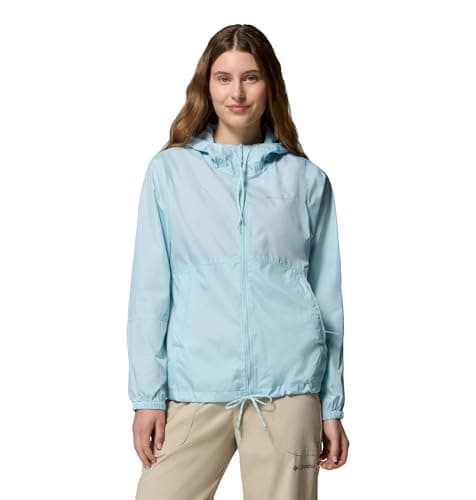 Image of Columbia womens Flash Forward II Windbreaker, Marine Light, XS