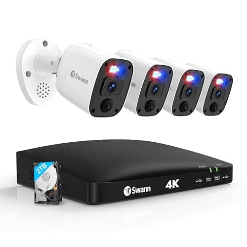 Image of Enforcer™ 4 Camera 8 Channel 4K Ultra HD DVR Audio/Video Security System - SWDVK-856804MQB