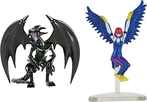 Image of Super Impulse Yu-Gi-Oh Highly Detailed 3.75 Inch Articulated Figures. Set Includes Harpie Lady And Red-Eyes Black Dragon.