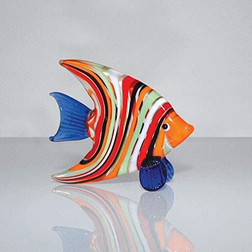 Image of Widdop Objets dArt Miniature Glass Ornament Boxed - Angel Fish