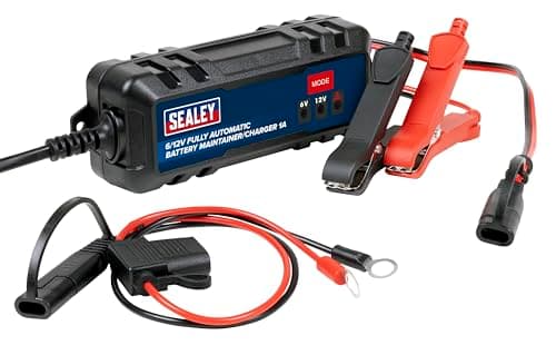 Image of Sealey Automatic Battery Charger & Maintainer 6/12V 1A - SBC1