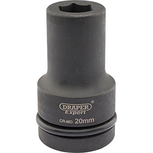 Image of Advanced Draper XS05135 Expert 1" Square Drive Hexagon 20mm Hi-Torq Deep Impact Socket [Pack of 1] --