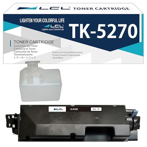 Image of LCL TK5270 Black Toner Cartridge Replacement for Kyocera TK-5270 TK-5270K TK5270K Replacement for Kyocera ECOSYS M6230cidn M6230cidnt P6230cdn M6630cidn (1 Pack)