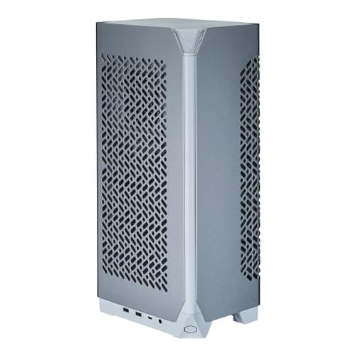 Image of Cooler Master NCORE 100 Air White Mini-ITX PC Tower Case, Anodized Aluminum, 3 Slot Horizontal GPU Mount, Compatible RX 7900 XTX|RTX 4090, Compatible SFX PSU | Air Cooler Up to 70 mm, USB Type C