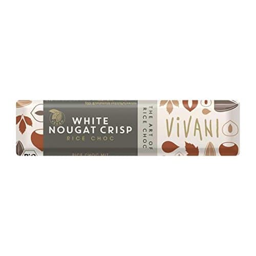 Image of Vivani Organic Chocolate | White Nougat Crisp | 18 x 35G