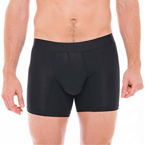 Image of Comfyballs Men Cotton Long Boxer Ghost Black Medium