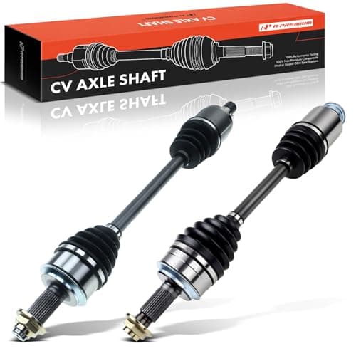 Image of A-Premium Pair (2) Front CV Axle Shaft Assembly Compatible with Honda Accord 2015 2016 2017 L4 2.4L, Automatic CVT Transmission, Driver and Passenger Side, Replace# 44306T2AA21, 44305T1WA01