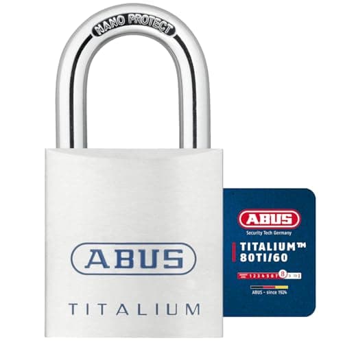 Image of ABUS Titalium Padlock 80TI/60 KA 8012, 26946