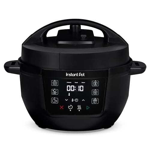 Image of Instant Pot 3.8L Multicooker 7-in-1 Smart Cooker - Pressure Cooker, Slow Cooker, Steamer, Sauté, Yogurt Maker, Egg Cooker and Food Warmer, Stainless Steel Inner Pot, Black